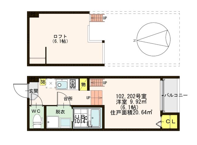 シャイニーサイド 間取り