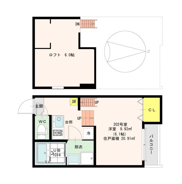 ブランジーノ塚本 間取り
