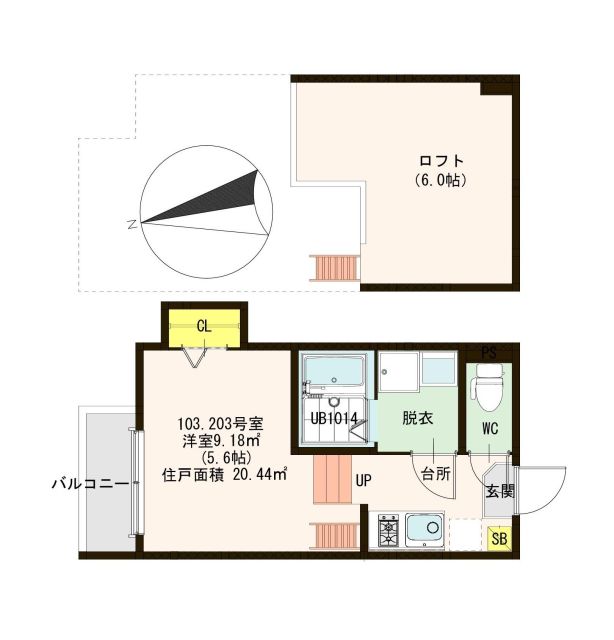 リバーサイドテラス中宮 間取り