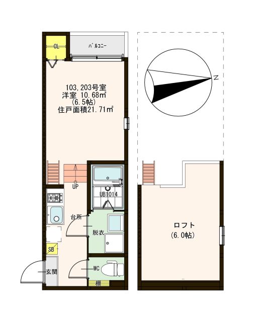 ハーモニーテラス清水丘 間取り