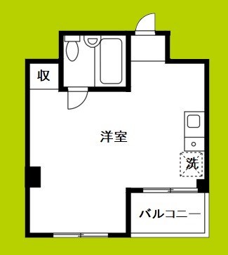 第二松山ハイツ 間取り