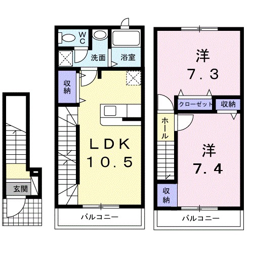 ラ・フル－ル 間取り