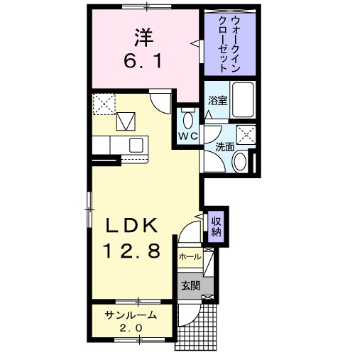 メゾン　プリュネ 間取り