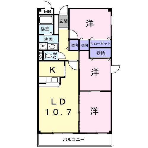 グランデ－ジ池田 間取り