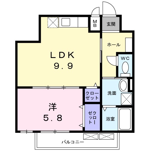 ファミールキンダⅡ 間取り
