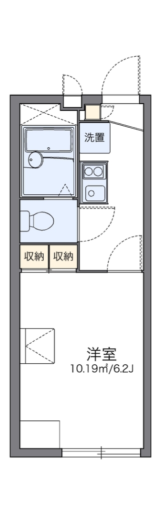 レオパレスシャンブル高殿 間取り