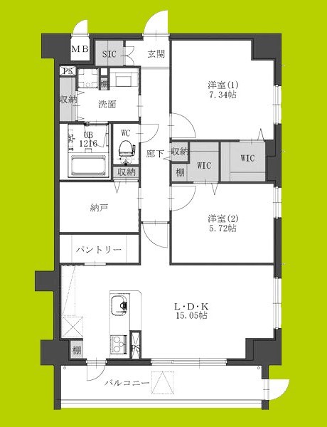 カルム小西V 間取り