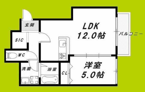 ハウスモメゾン大浜A棟 間取り
