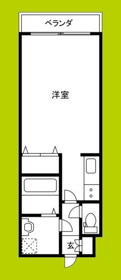 ブラン靭公園 間取り