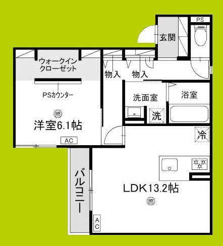 スペチアーレ城北公園 間取り