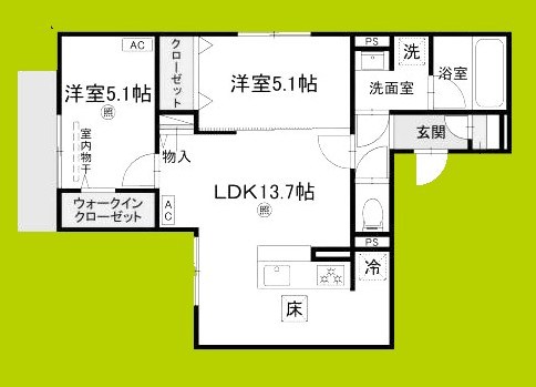 グラン　アルベロ 間取り