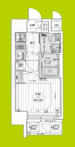 エステムコート難波IVアトリ 間取り
