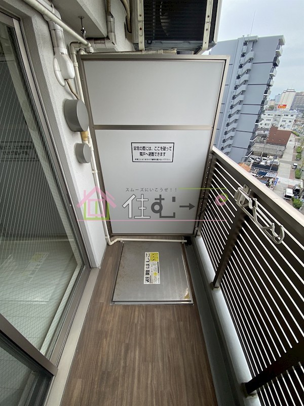 エステムコート難波IVアトリ ベランダ