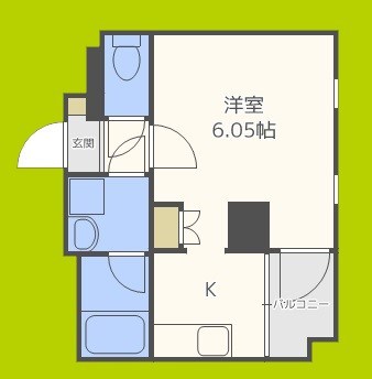 CHATEAU NAMBA RIPPLE 間取り