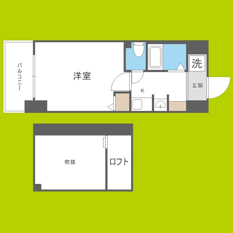エステムコート難波ミューステージ 間取り