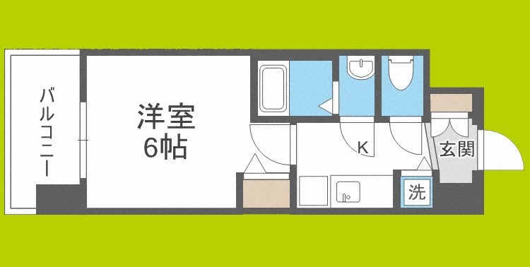 アドバンス大阪グロウスⅡ 間取り