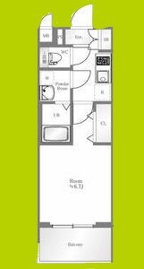 レジュールアッシュ九条 間取り