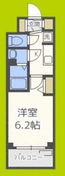 プレサンスOSAKA DOMECITYスクエア 間取り
