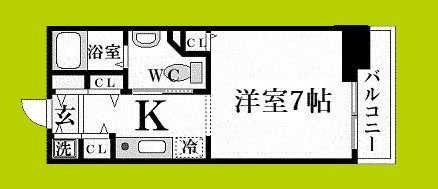 W.O.B SHINMACHI 間取り