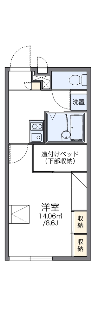 レオパレスヴィルドミール 間取り
