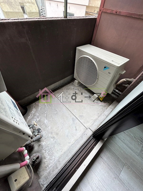 北堀江レジデンス ベランダ