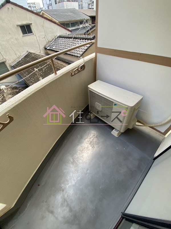 シャンクレール南堀江 ベランダ