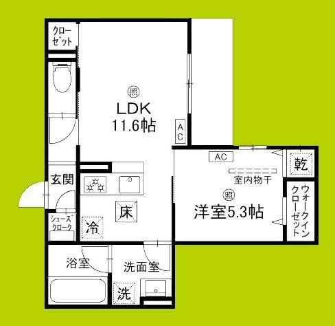 TORISIA平野西Ⅰ 間取り