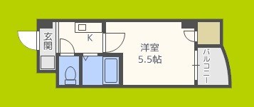 オーキッドコート玉造 間取り