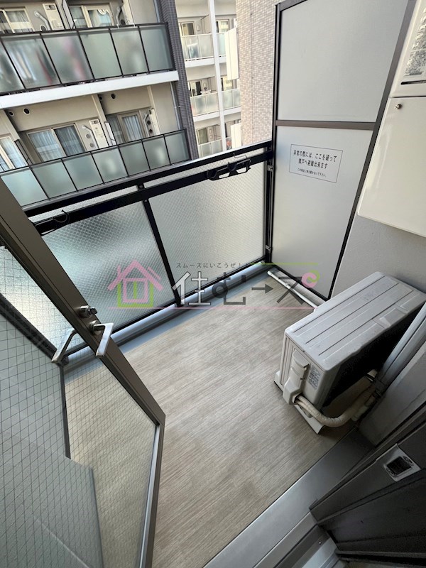 エスリード難波ステーションゲート　ノーステラス ベランダ