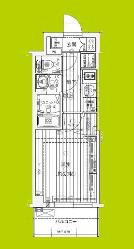 プレサンス天王寺ヴィヴァン 間取り
