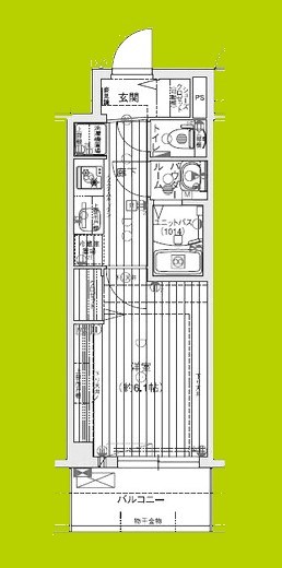 プレサンス天王寺ヴィヴァン 間取り