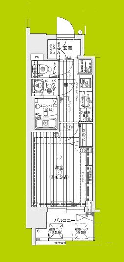プレサンス天王寺ヴィヴァン 間取り