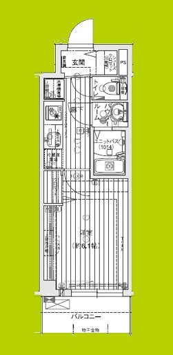 プレサンス天王寺ヴィヴァン 間取り