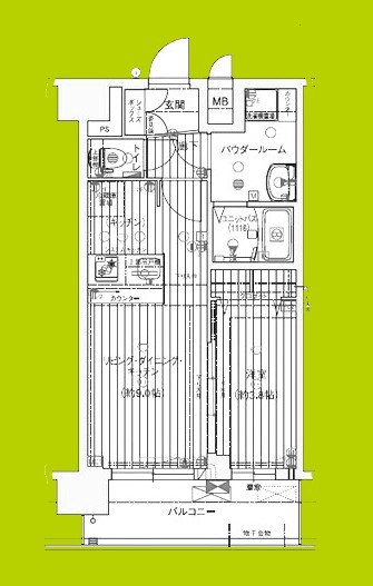 プレサンス天王寺ヴィヴァン 間取り