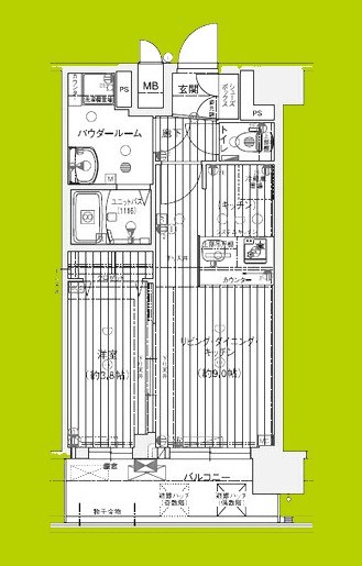 プレサンス天王寺ヴィヴァン 間取り