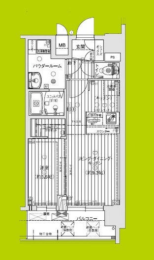 プレサンス天王寺ヴィヴァン 間取り
