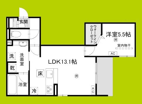 TORISIA平野西Ⅰ 間取り