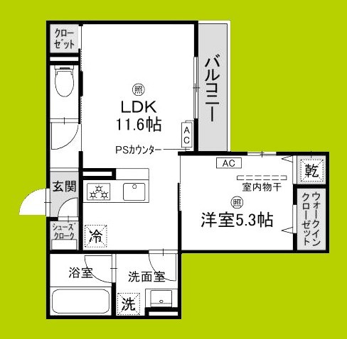 TORISIA平野西Ⅰ 間取り