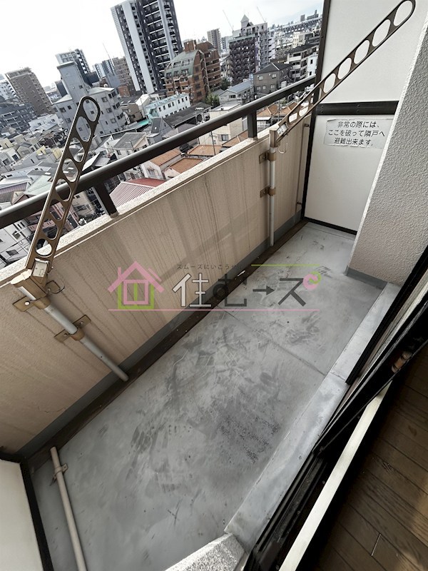 トーカン東淀川キャステール ベランダ