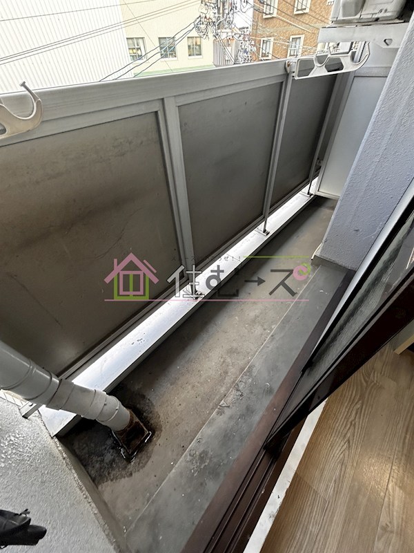 Cube豊新 ベランダ