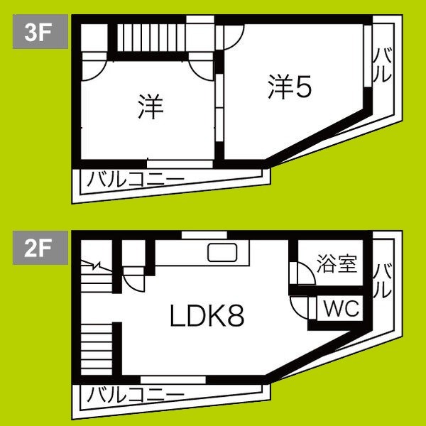豊新4丁目天野興産住宅 間取り