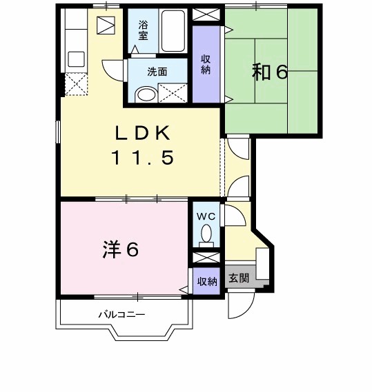 サンクリスタルⅠ 間取り