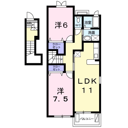 ヴィラプルメリア 間取り