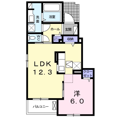エレガント茱萸木Ⅲ 間取り
