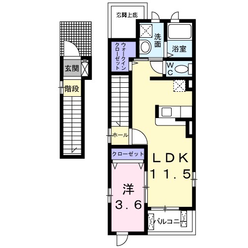 バ－ミィ・ハウスＳⅡ 間取り