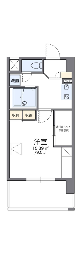 レオパレスＲＥＺＯＮ中百舌鳥 間取り