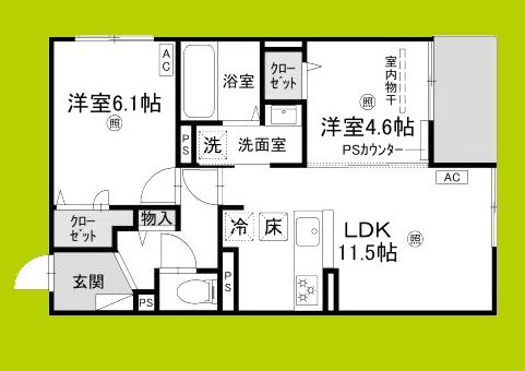 シーグレース浜甲子園 間取り