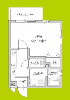 プルメリア阪大前 間取り