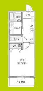 プルメリア阪大前 間取り
