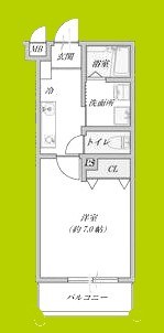 プルメリア阪大前 間取り